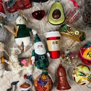 Festive Holiday Ornament Set